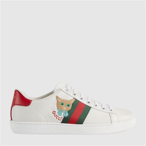 scarpe gucci con gatto|scarpe Gucci femminili.